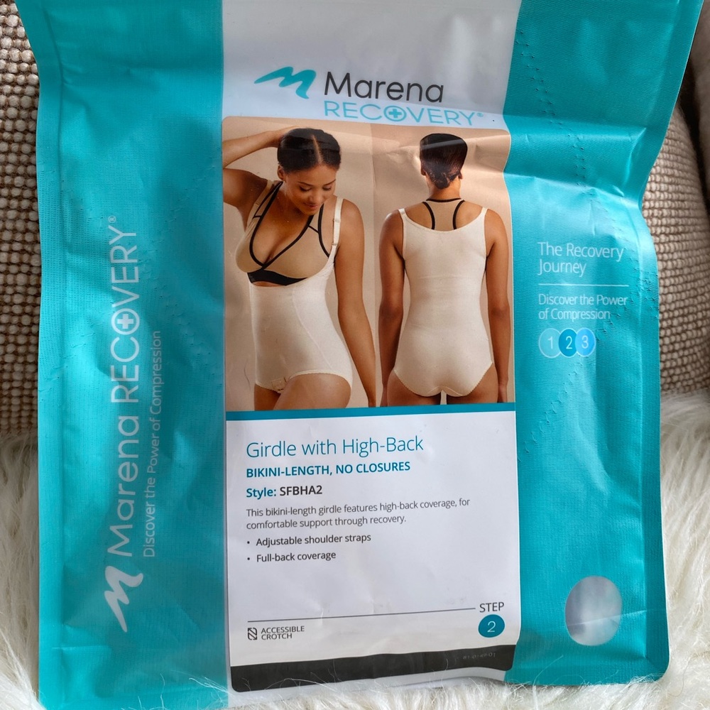 Marena GIRDLE WITH HIGH-BACK - NO CLOSURE - BIKINI LENGTH